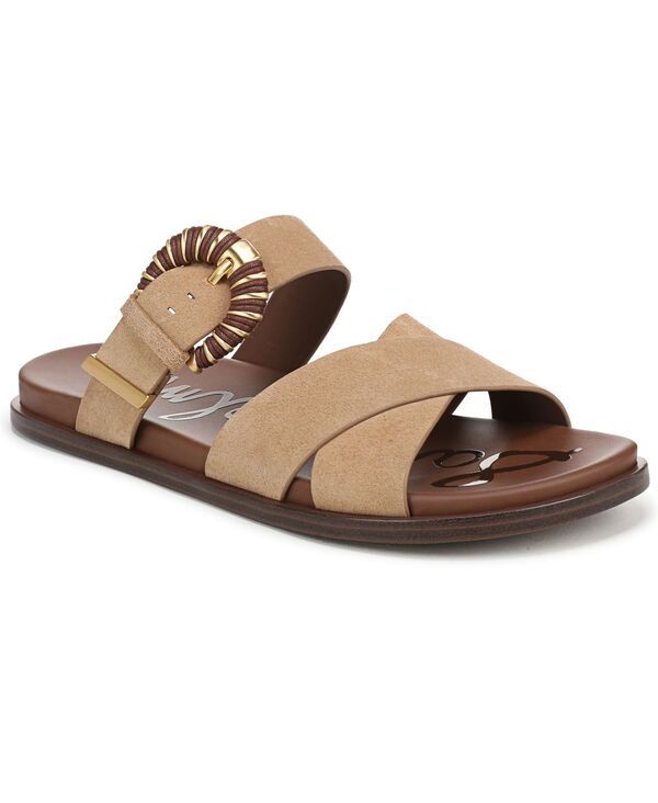 サムエデルマン レディース シューズ サンダル Sam Edelman Womens Lucy Slide Sandals Bamboo Brown Suede ブラウン 27,820円