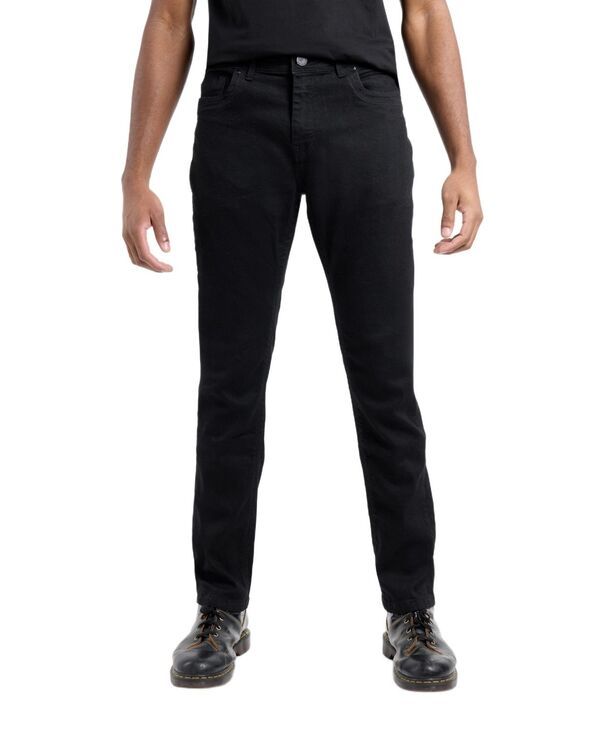 エックスレイ メンズ ボトムス デニムパンツ スリムフィット ジーンズ XRAY Mensupersoft Slim Fit Denim Jeans Jet black ブラック