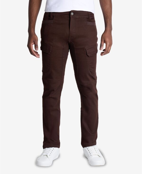 エックスレイ メンズ ボトムス カジュアルパンツ カーゴパンツ XRAY MenslimFit Stretch Twill Cargo Pants Chocolate チョコレート