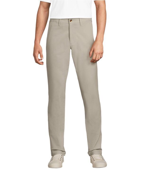 ランズエンド メンズ ボトムス カジュアルパンツ スリムフィット Lands End Mens Knockabout Slim Fit Chino Pant Dune gray グレー