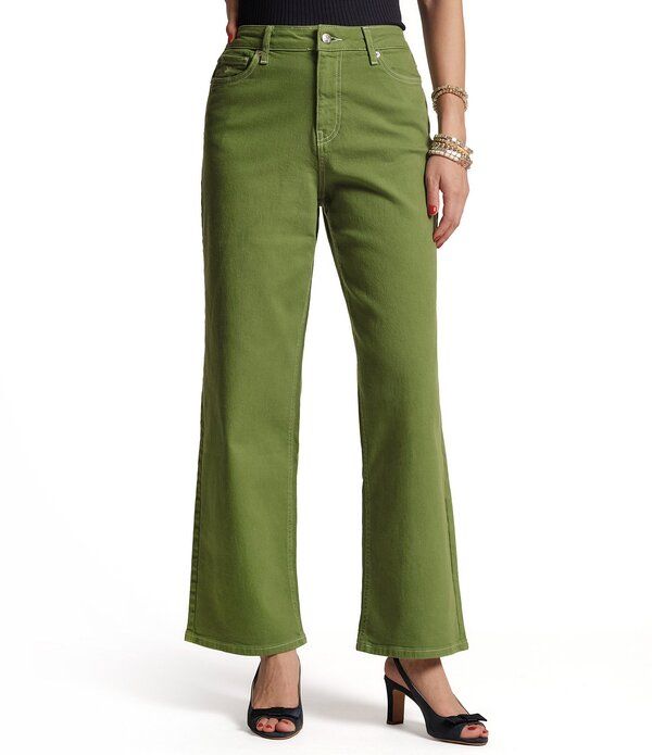 フランセスバレンタイン レディース ボトムス デニムパンツ ワイドレッグ ジーンズ FRANCES VALENTINE Ace Denim Wide Leg Jeans Tree Top デニム