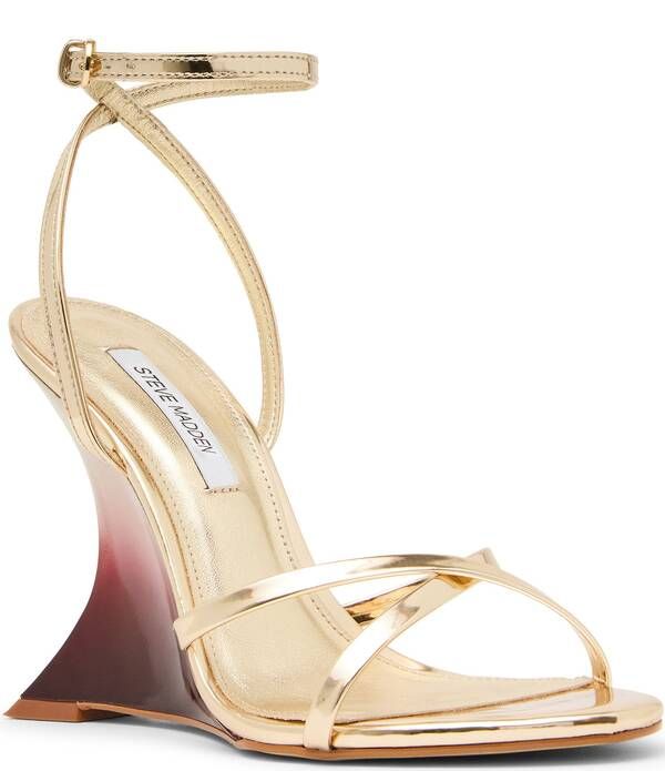 スティーブ マデン レディース シューズ サンダル Steve Madden Layersculpted Wedge Dressandals Gold ゴールド