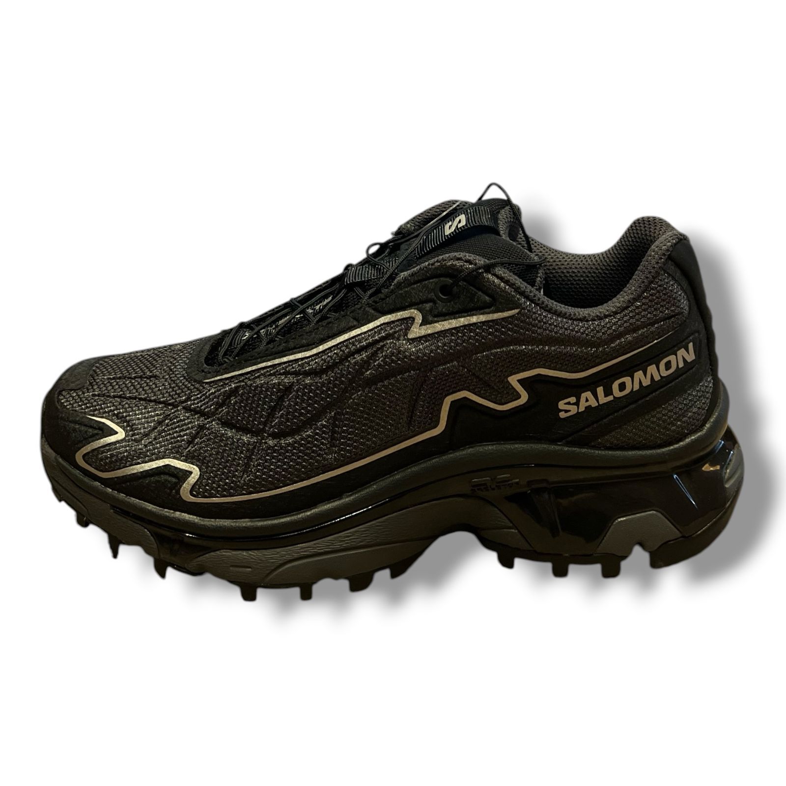 参考上代37,400円 未使用品 SALOMON XT-SLATE ローカットスニーカー サロモン 475756 ブラック