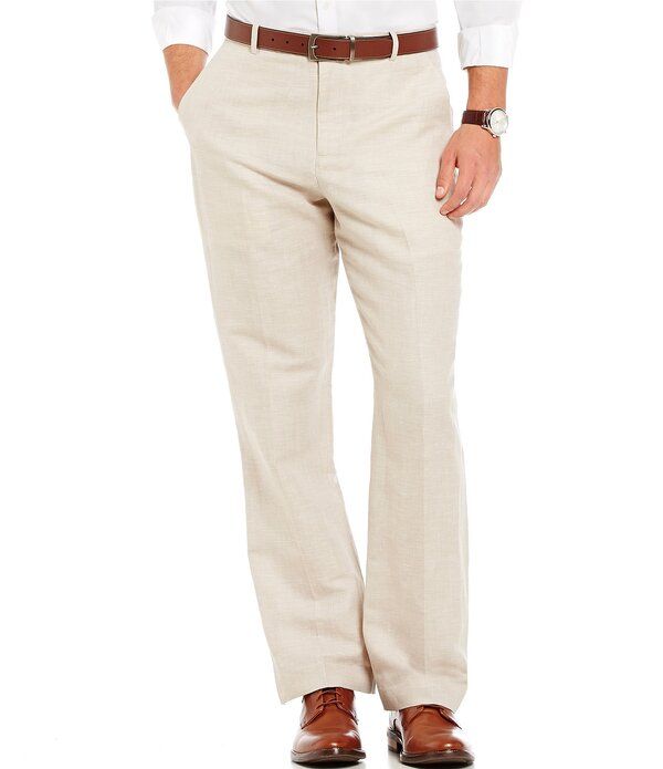 ペリーエリス メンズ ボトムス カジュアルパンツ リネン Perry Ellis Linen Blend Herringbone Suit Separates Pants Naturalinen