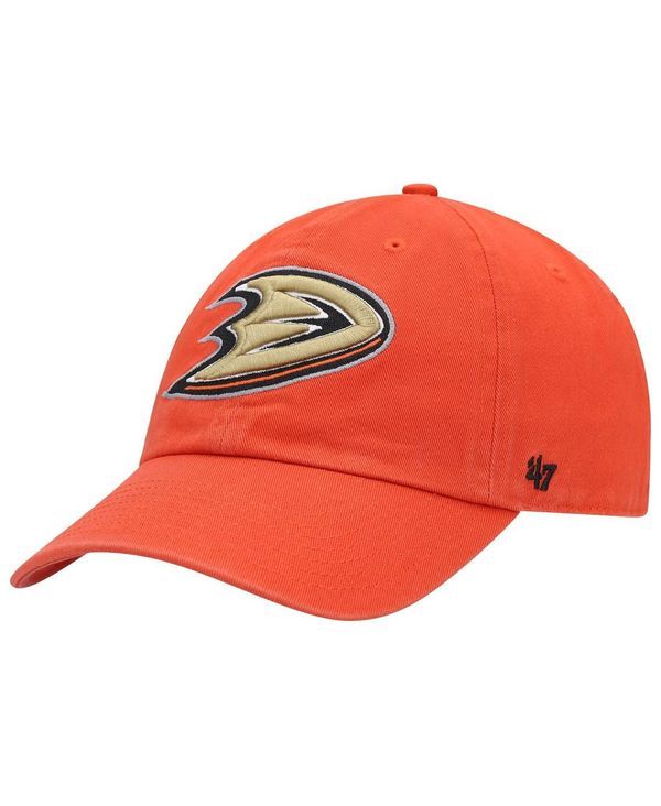 47 ブランド メンズ アクセサリー 帽子 47 Brand Mens Orange Anaheim Ducks Clean Up Adjustable Hat Orange オレンジ