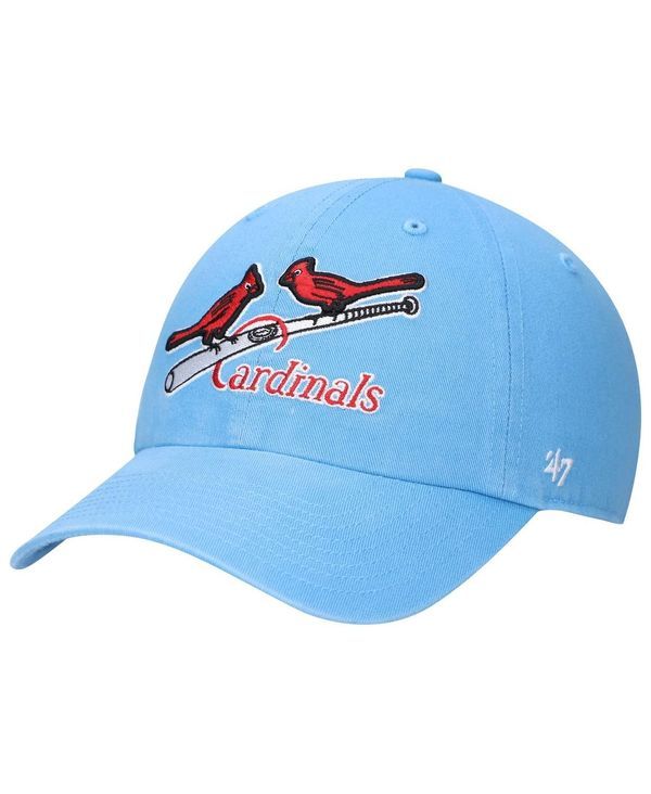 47 ブランド メンズ アクセサリー 帽子 ロゴ 47 Brand Mens Light Blue St Louis Cardinals Logo Cooperstown Collection Cle