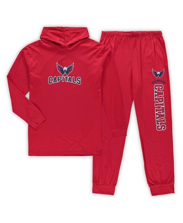 コンセプツ スポーツ メンズ アウター パーカー・スウェット トール キャップ ジョガーパンツ パーカー Concepts Sport Mens Red Washington Capitals Big