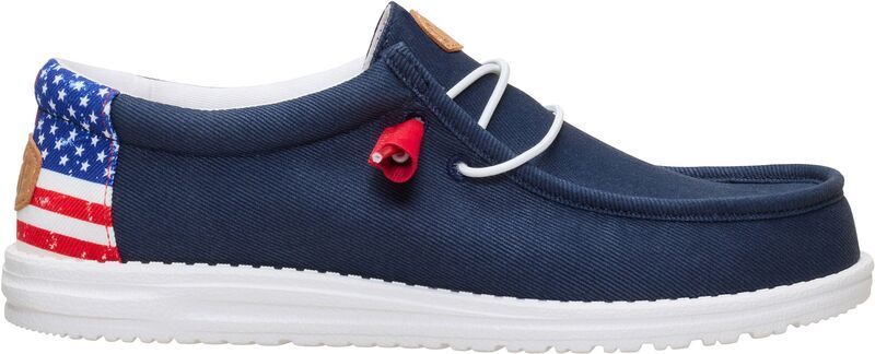 ヘイデュード メンズ シューズ スニーカー Hey Dude Mens Wally Americana II Shoes Navy Blazer Multi ネイビー