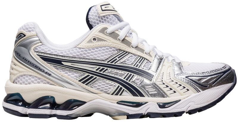 アシックス レディース シューズ スニーカー ASICS Womens GelKayano 14 Shoes WhiteMidnight ホワイト