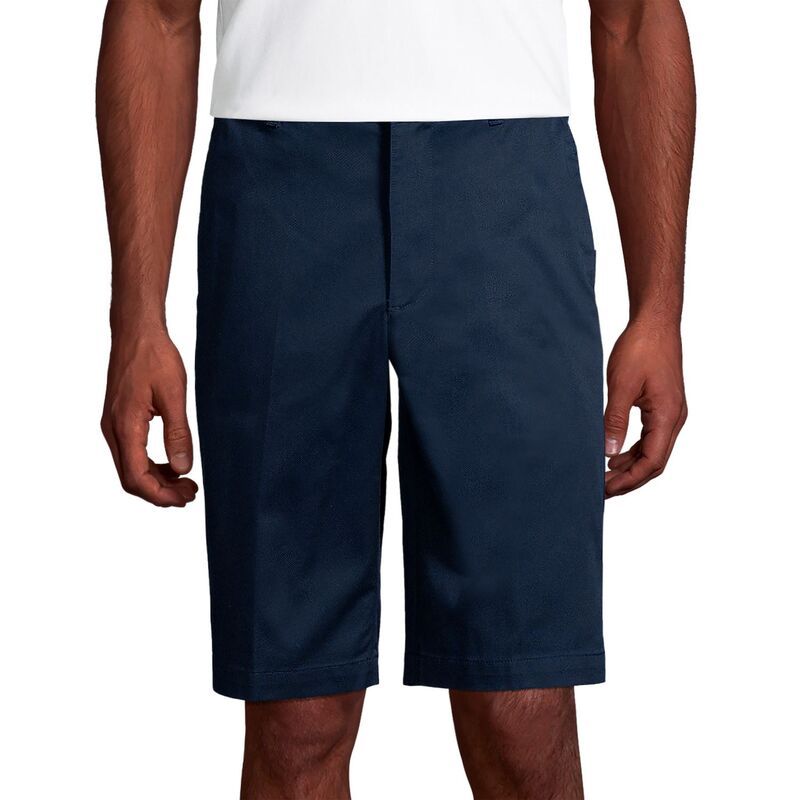 ランズエンド メンズ ボトムス ハーフパンツ・ショーツ ショートパンツ Mens Lands End Plain Front WrinkleResistant Chino Shorts Classic