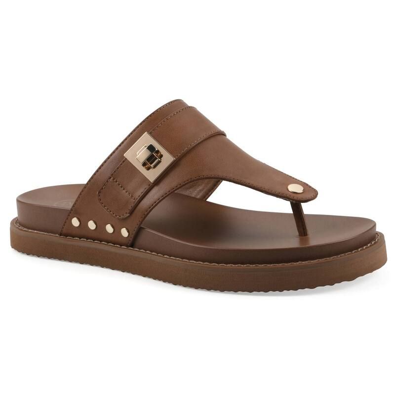 ホワイトマウンテン レディース シューズ サンダル White Mountain Malabar Womens Thong Sandals Dark Tan Smooth タン