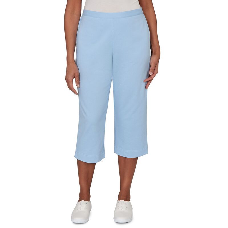アルフレッド ダナー レディース ボトムス カジュアルパンツ プチ パイル キャップ Petite Alfredunner Everyday French Terry Flat Front Capri