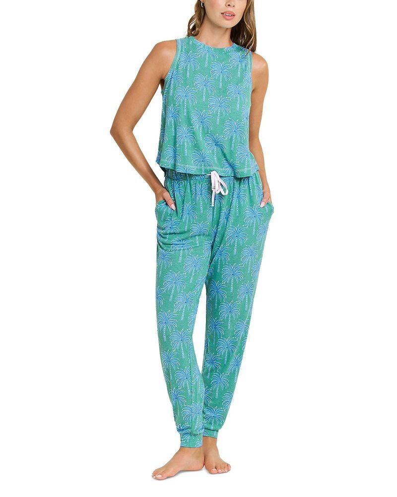 ハニーデュー インティメッツ レディース トップス タンクトップ パンツ Honeydew Star Seeker Tank Top Pantset Emerald Etched Palm エメラルド