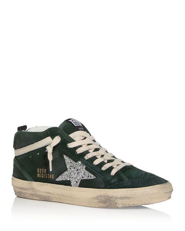 ゴールデングース レディース シューズ スニーカー Golden Goose Unisex Mid Star Mid Top Sneakers Dark Green グリーン