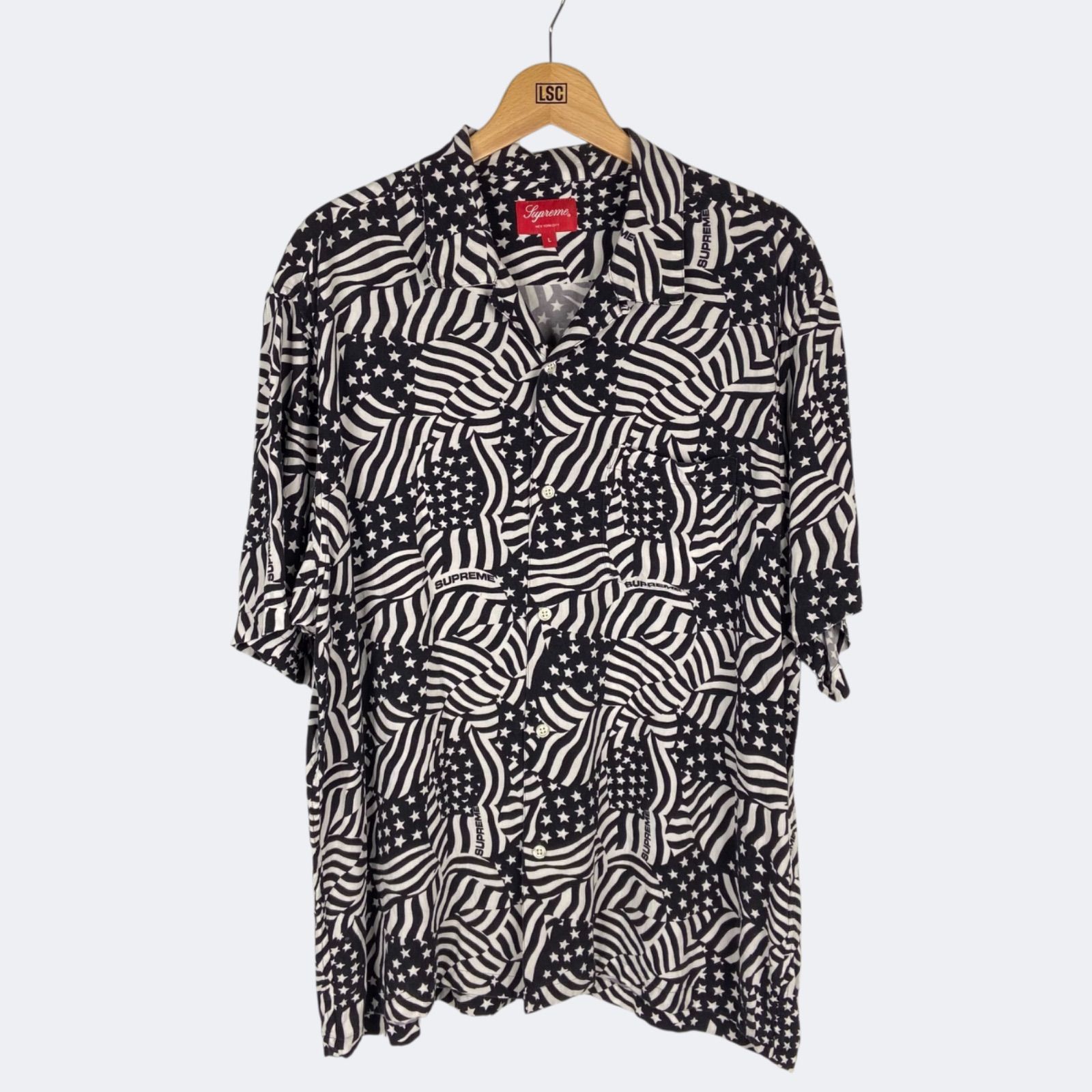 Supreme Flags Rayon S/S Shirt シュプリーム フラッグ レーヨン ショートスリーブ シャツ