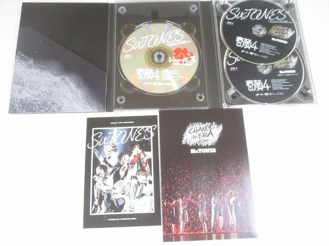 SixTONES DVD 素顔4 SixTONES盤 祭 ジャニーズJr. 東京ドームから始まる 中古品