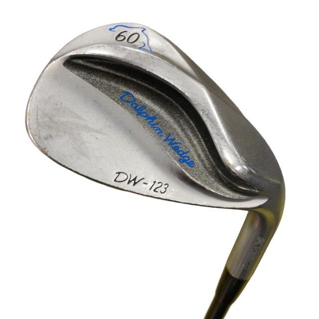 【中古】 キャスコ Dolphin Wedge DW-123 シルバー 60° ウェッジ WG Dolphin DP-231 (フレックスその他) メンズ 男性用 右利き 右用 Cランク ゴルフクラブ