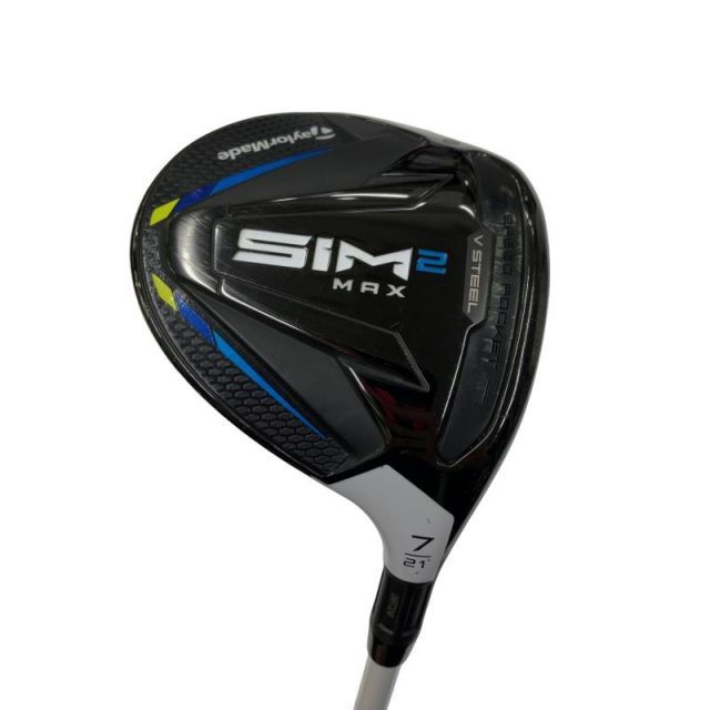 【中古】 テーラーメイド SIM2 MAX 7W フェアウェイウッド FW 純正特注シャフト (フレックスS) メンズ 男性用 右利き 右用 Cランク ゴルフクラブ