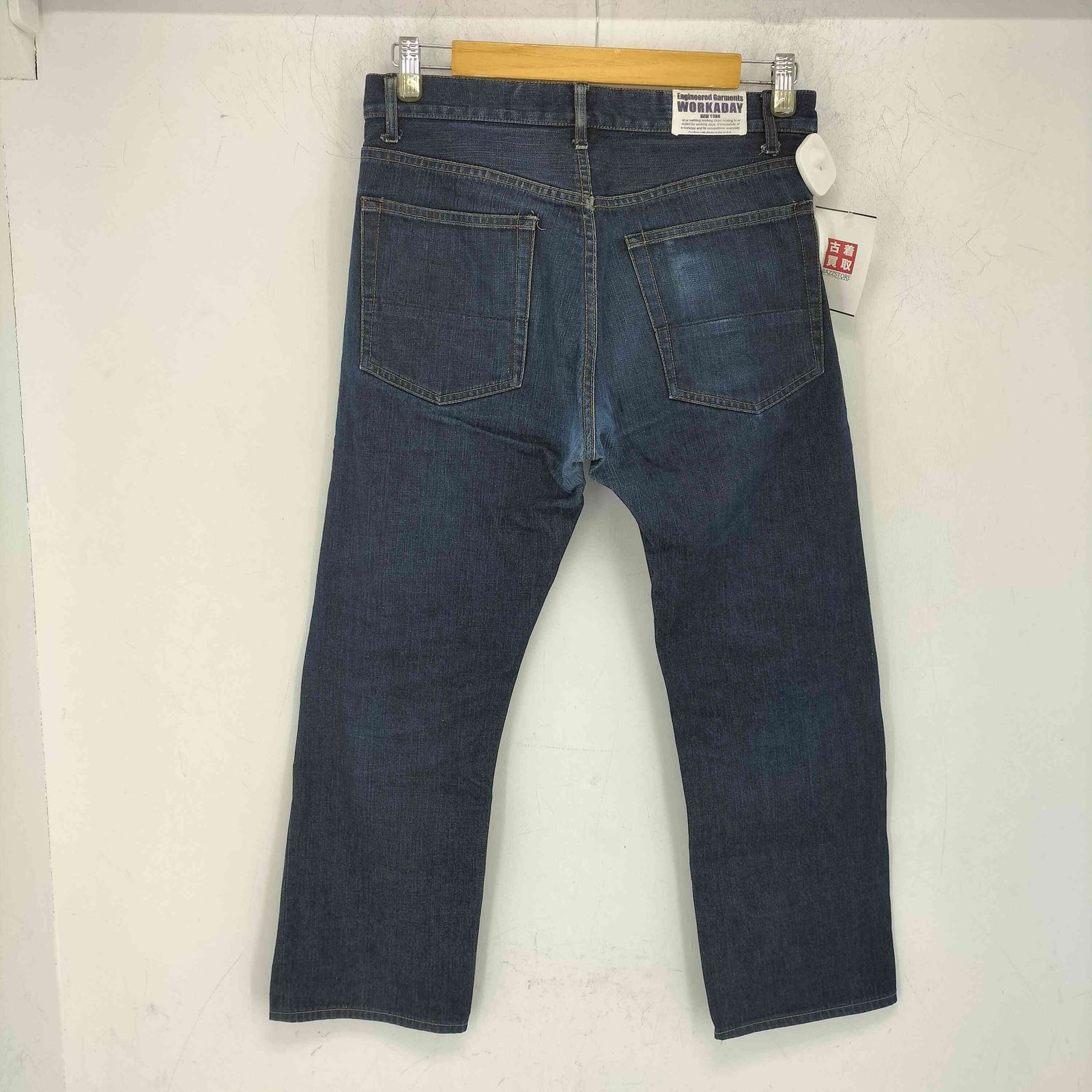 ENGINEERED GARMENTS デニム ワークパンツ アメリカ製 エンジニアードガーメンツ Engineered Garments WORKADAY USA製 ボタン