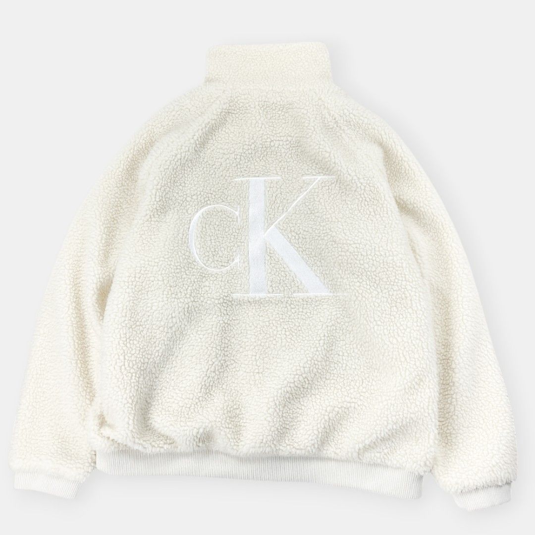 Calvin Klein Jeans カルバンクライン スタンドカラー ボアジャケット 