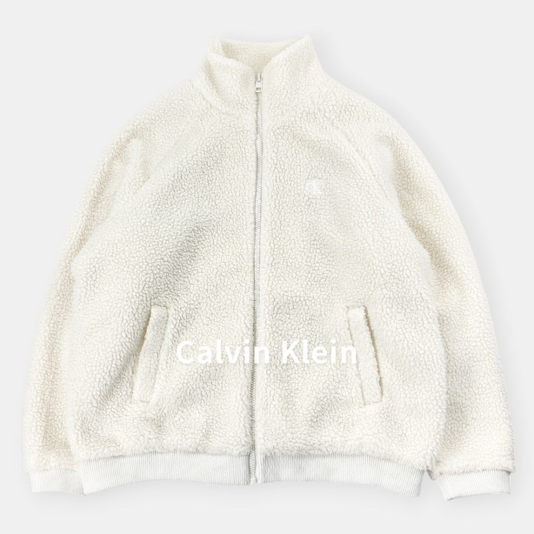 Calvin Klein Jeans カルバンクライン スタンドカラー ボアジャケット