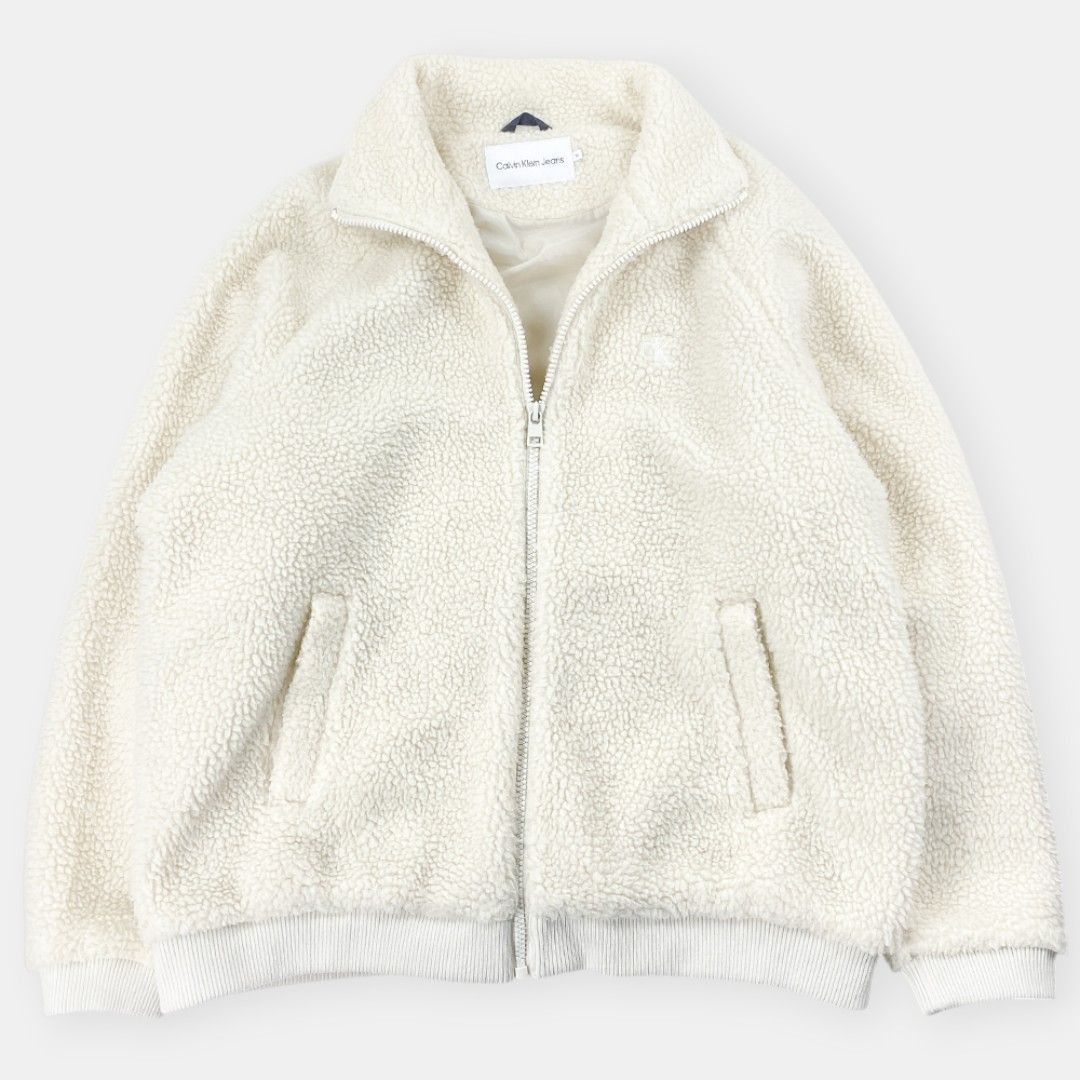 メンズ Calvin Klein Jeans カルバンクライン スタンドカラー ボア 