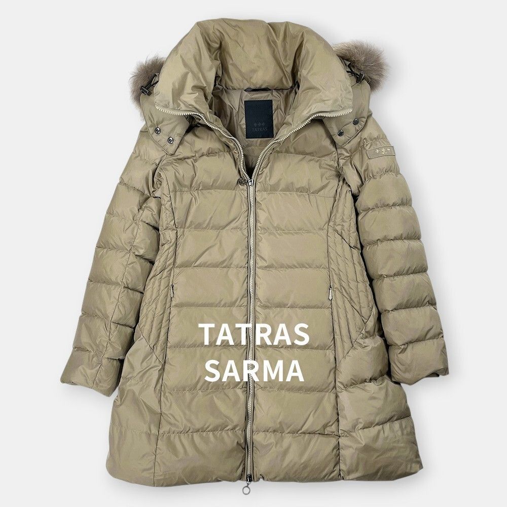 TATRAS SARMA 20AW タトラス サルマ ファー付き ナイロン ダウンコート LTAT20A4794 ベージュ 02 / J&NREUSE レディース アウター