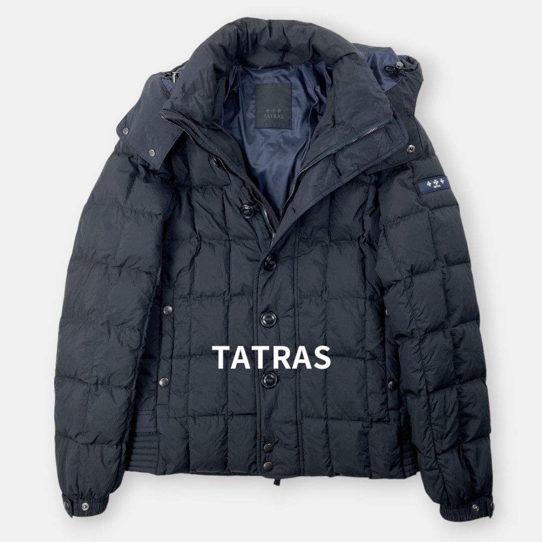 TATRAS タトラス ダウンジャケット ワッシャー 加工 ナノユニバース 別注 MTA2NU4634 紺 01 / J&NREUSE メンズ アウター