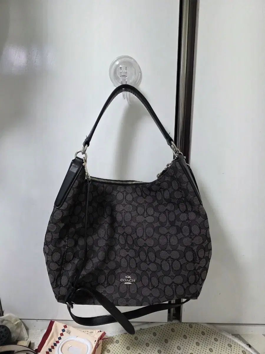 COACH シグネチャー HOBO BAG ブラック