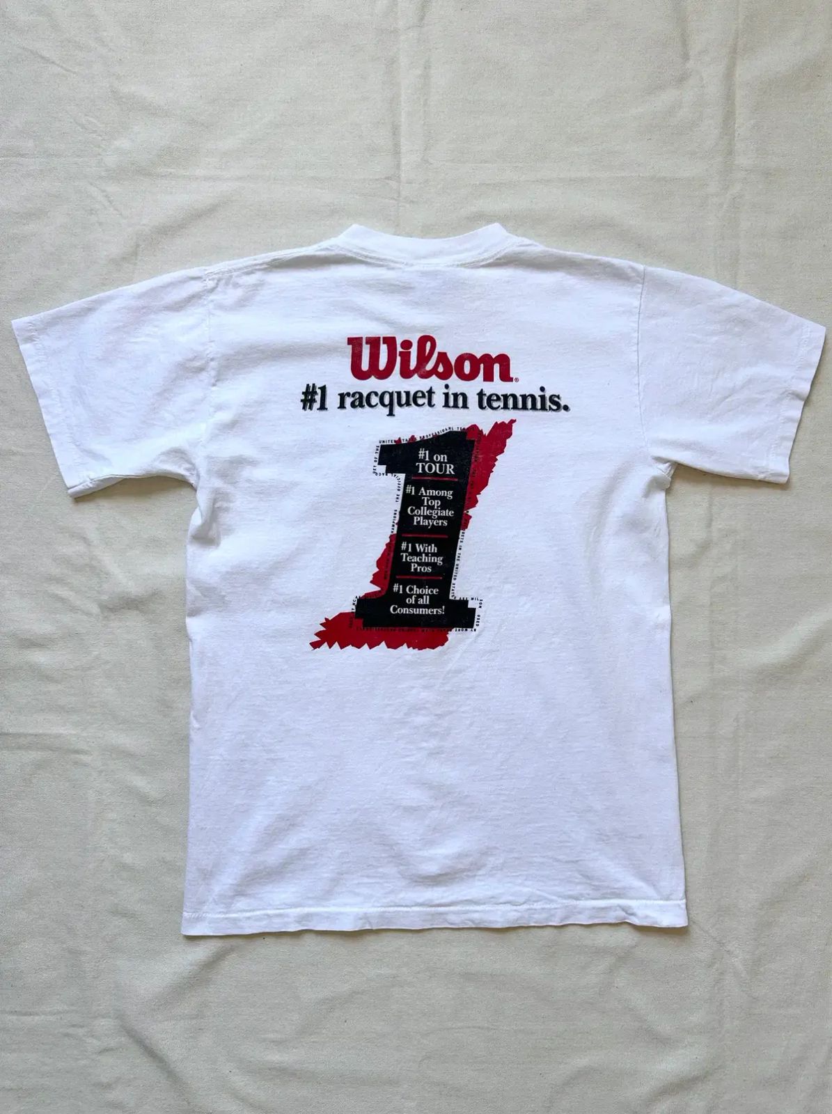 ウィルソン 90s USA テニス グラフィック 半袖 Tシャツ M(95-100)