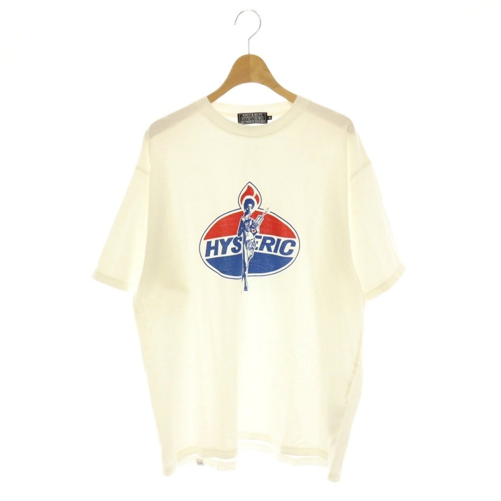 ヒステリックグラマー HYSTERIC GLAMOUR 24SS DYNAMITE ANGEL Tシャツ カットソー 半袖 XL ホワイト /HK ■OS