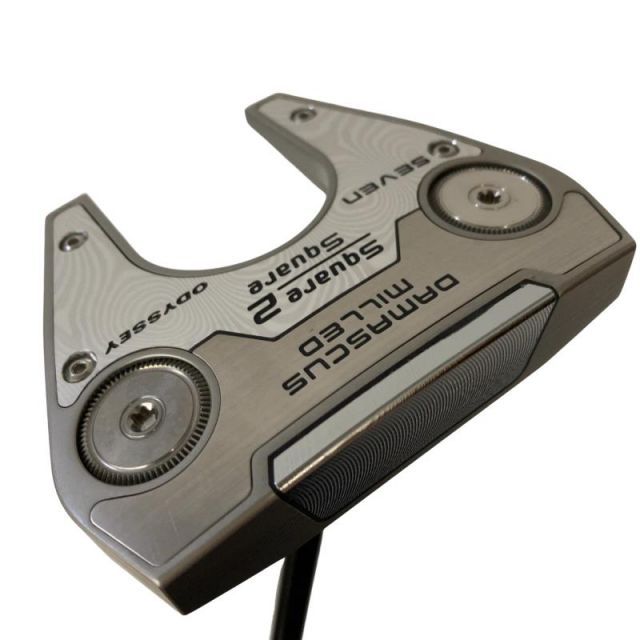 【中古】 オデッセイ DAMASCUS MILLED SQUARE 2 SQUARE SEVEN 34インチ パター PT STROKE LAB 120 スチール (フレックスその他) メンズ 男性用 右利き 右用 Bランク ゴルフクラブ