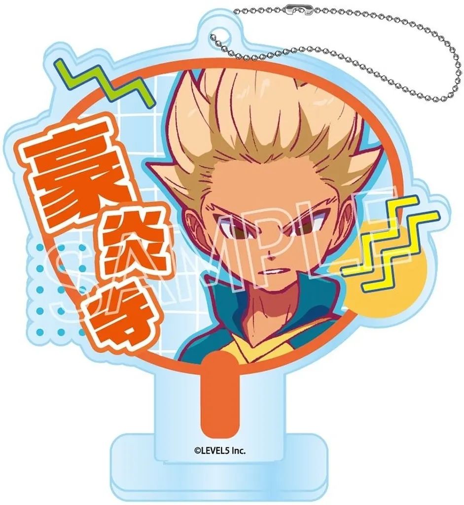 【中古】キーホルダー 豪炎寺修也 「イナズマイレブン 英雄たちのヴィクトリーロード ビビッドラインシリーズ デコうちわキーチェーン」