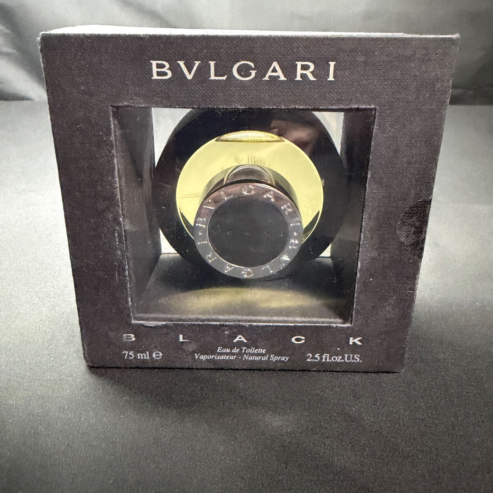 F272 BVLGARI ブルガリ BLACK ブラック 75ml 未開封 未使用 香水 トワレ スプレー