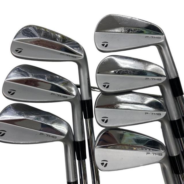 【中古】 テーラーメイド Taylor Made P・7MB(2023) 8S アイアンセット IR 純正特注シャフト (フレックスS) メンズ 男性用 右利き 右用 Cランク ゴルフクラブ