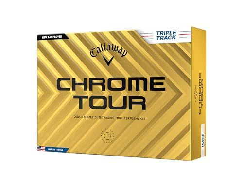 キャロウェイ(Callaway) ゴルフボール CHROME TOUR 24 4ピース構造ｍａ