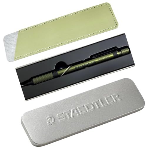 ス テッド ラー シャープペンシル 0.5mm 2024韓国限定 925 35 05NW オリーブグリーン ペンケース付きｍａ