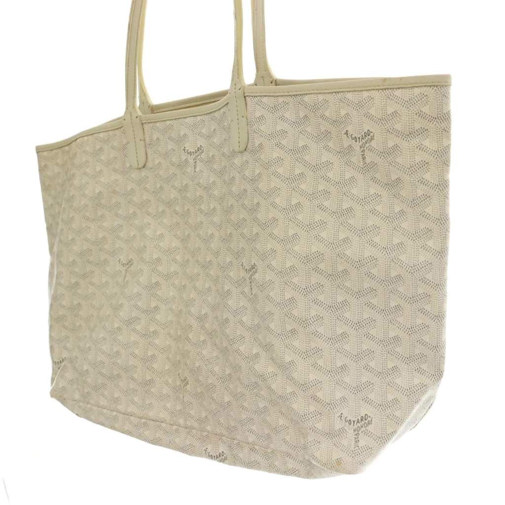 ゴヤール GOYARD サンルイPM トートバッグ ハンド PVC レザー 総柄 