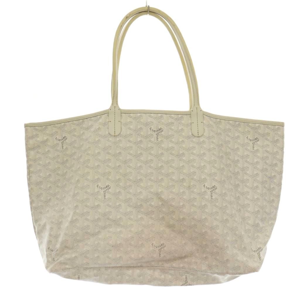 ゴヤール GOYARD サンルイPM トートバッグ ハンド PVC レザー 総柄