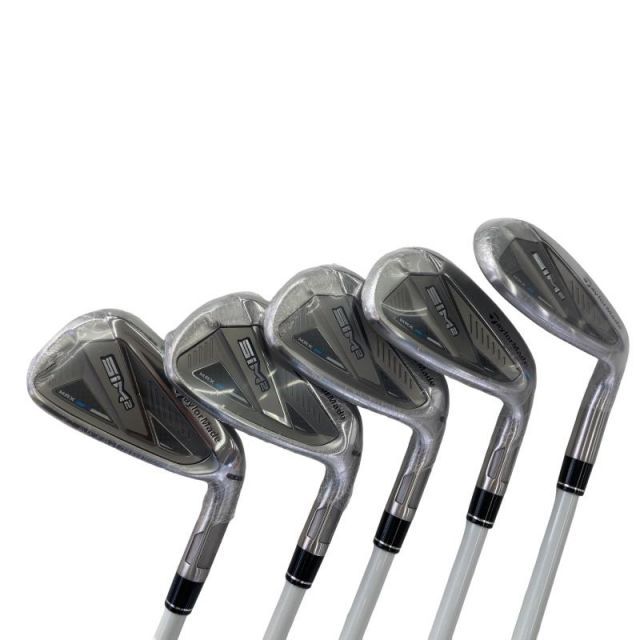【中古】 テーラーメイド SIM2 MAX 5S レディース アイアンセット IR TENSEI BLUE TM40(SIM2 IR) (フレックスL) レディース 女性用 右利き 右用 Nランク ゴルフクラブ