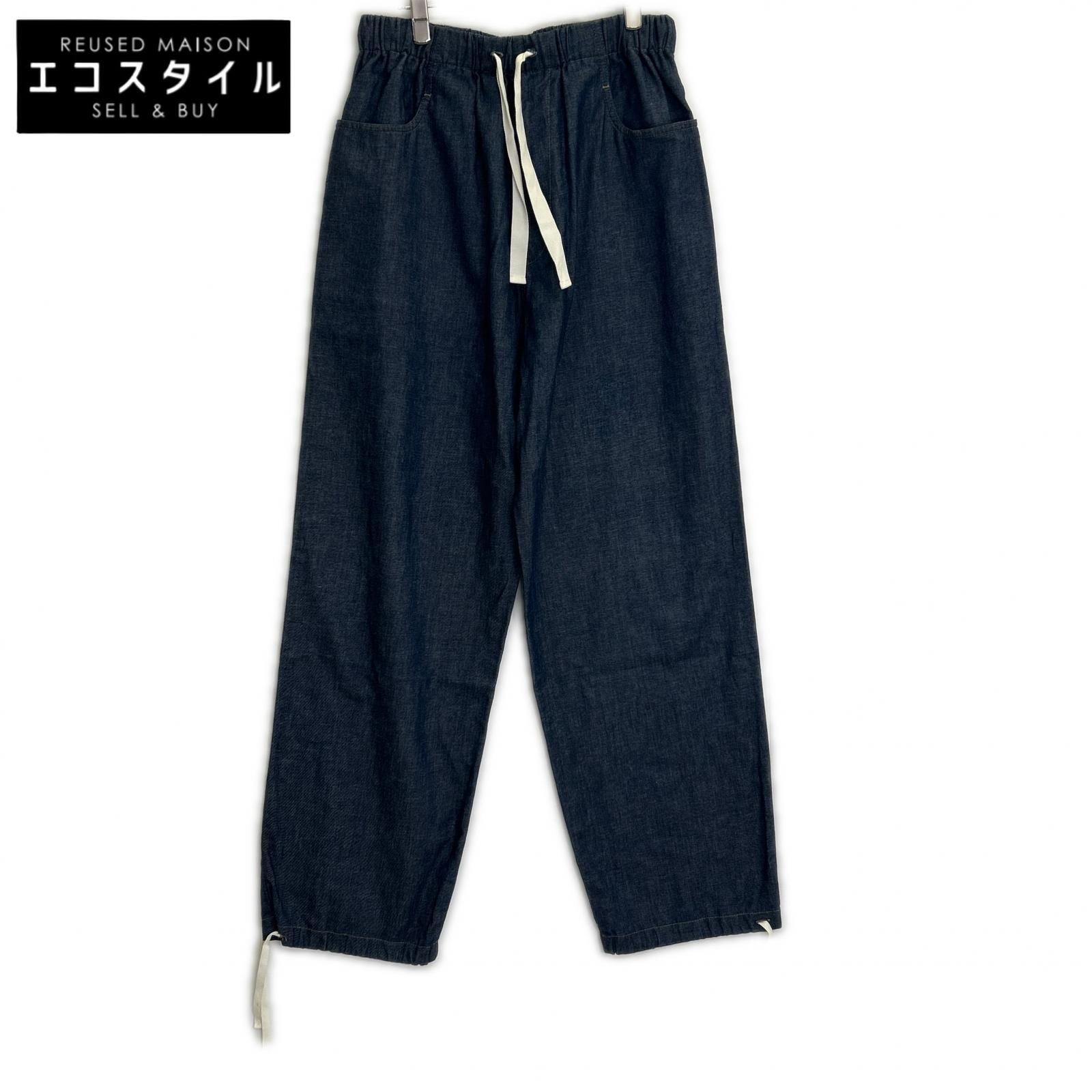 GUCCI　グッチ　576547 ブルーワイドデニムイージーパンツ　32