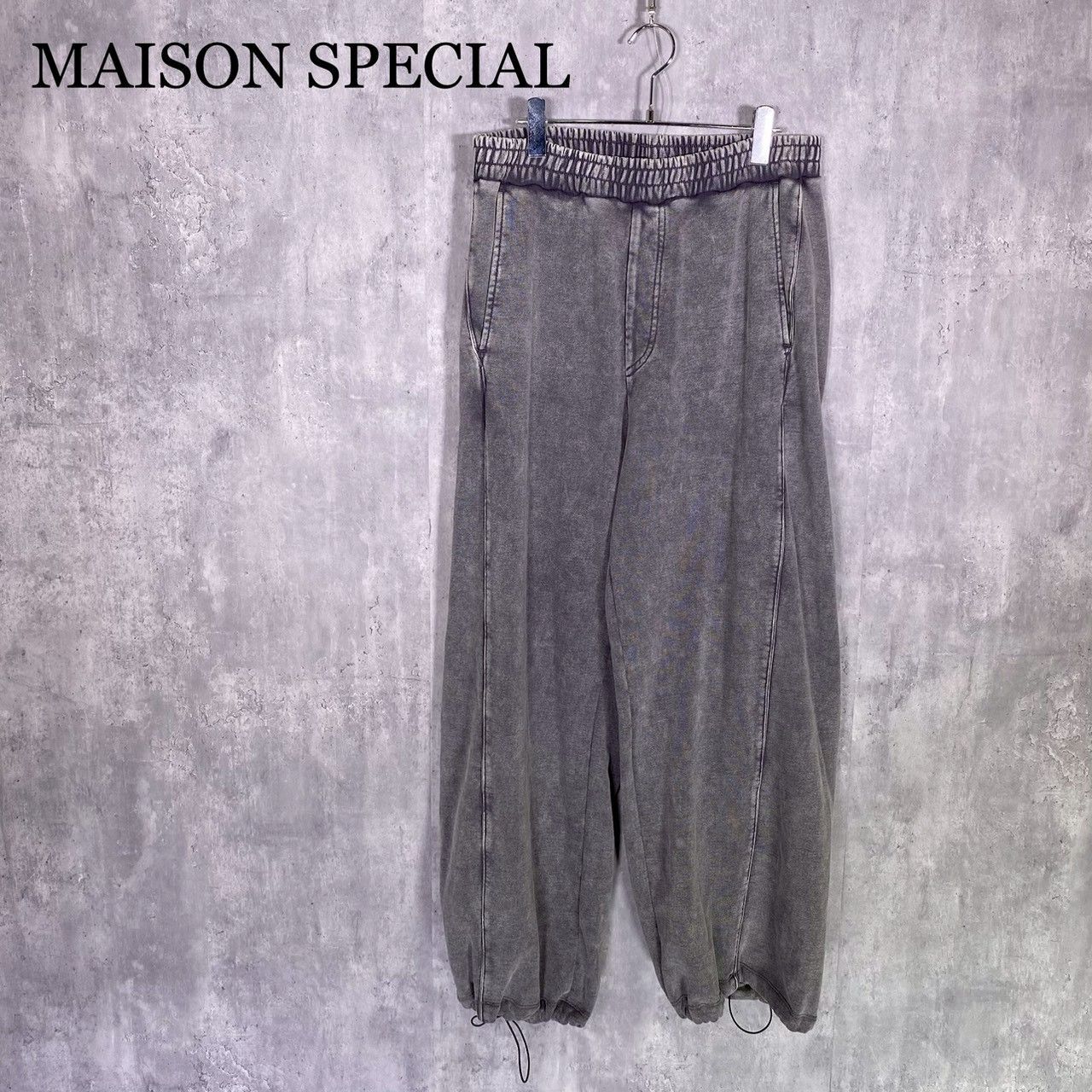 『MAISON SPECIAL』メゾンスペシャル (2) シャビーツイステッドラウンジパンツ メンズ