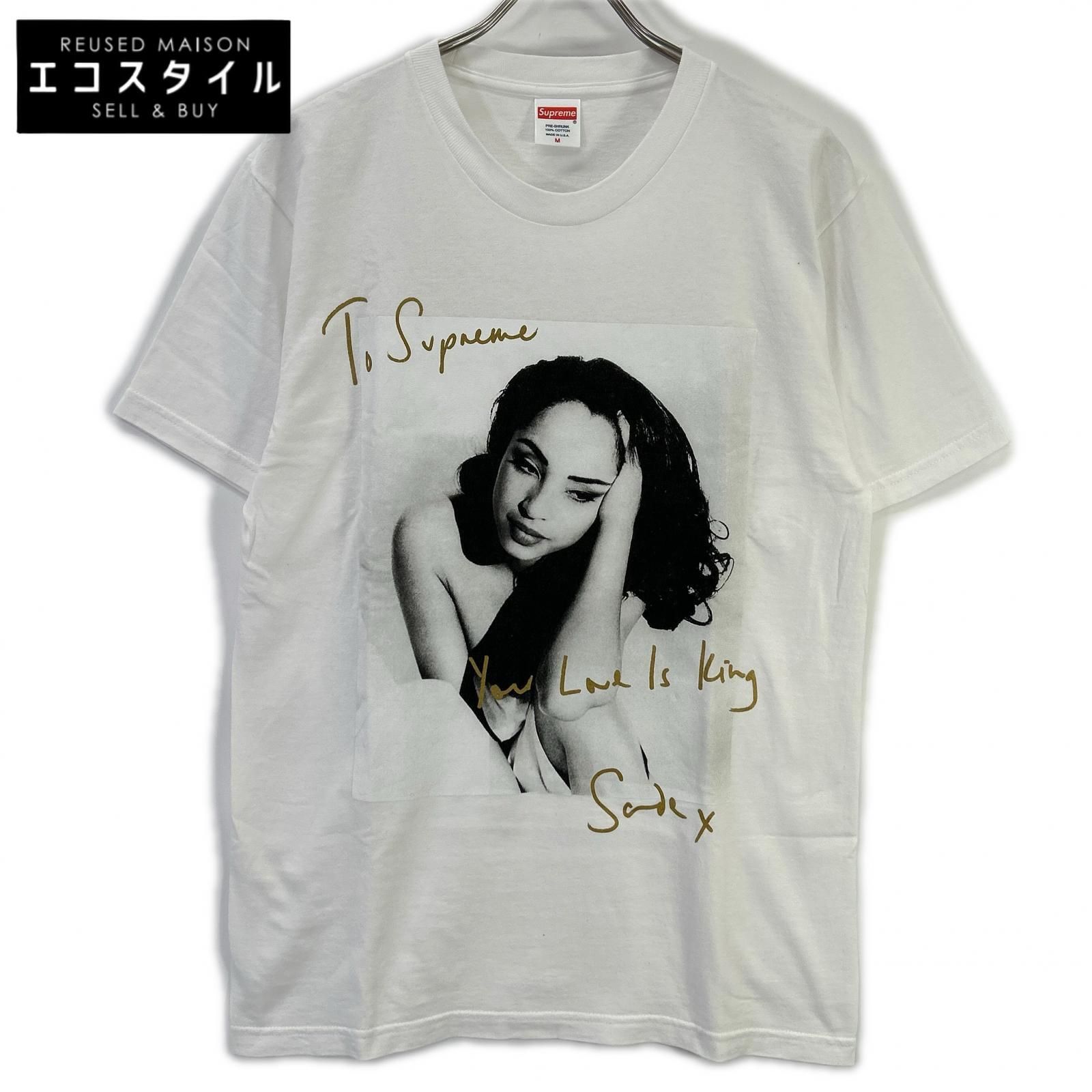Supreme　シュプリーム　17SS ホワイト SADE/シャーデー フォトプリント ショートスリーブカットソー
