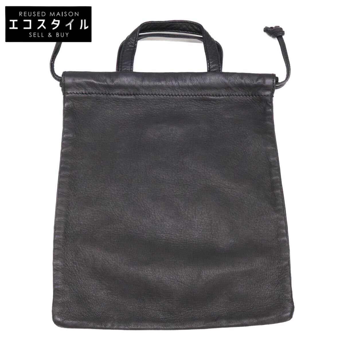 Aeta　アエタ　【新品同様】Double Faced DRAWSTRING POUCH +handle : M