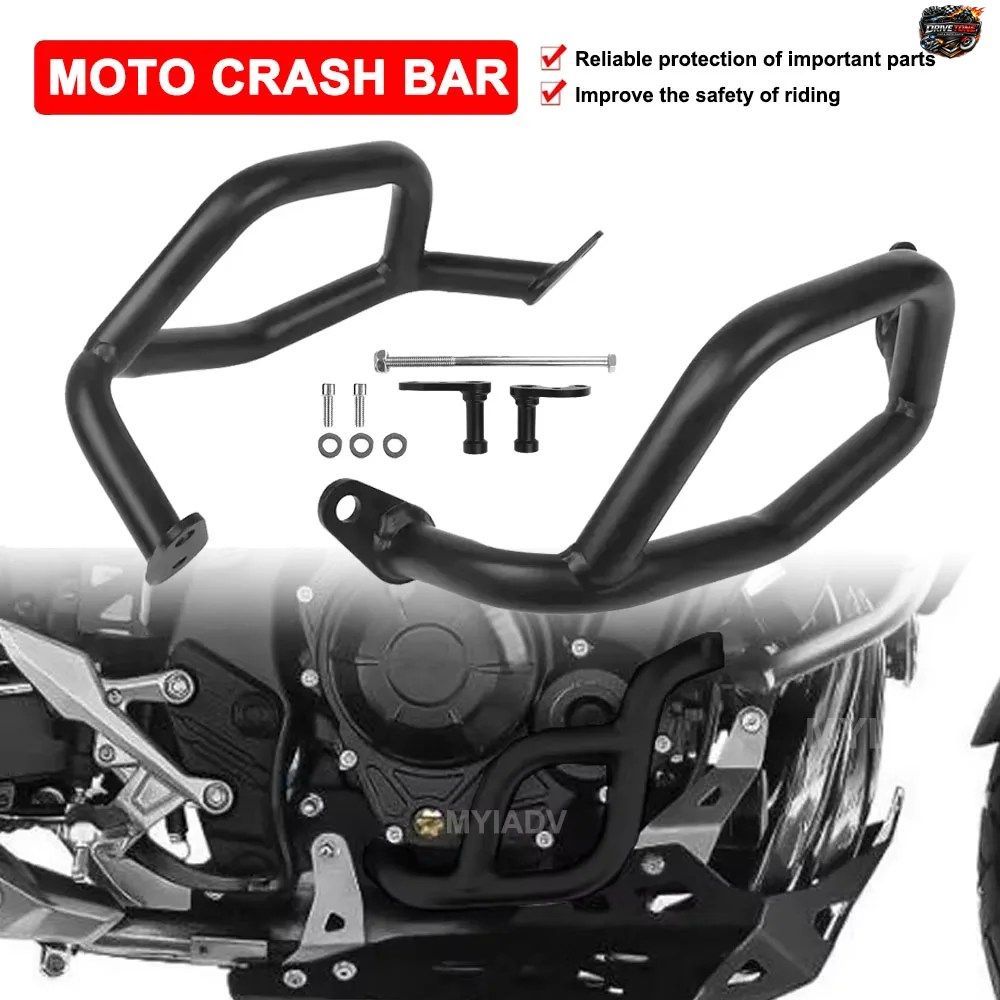 ホンダ NX400 NX500 2023 - 2025 NX 400 500 用モーターサイクル ハイウェイ クラッシュバー エンジンガード バンパー 落下防止アクセサリ