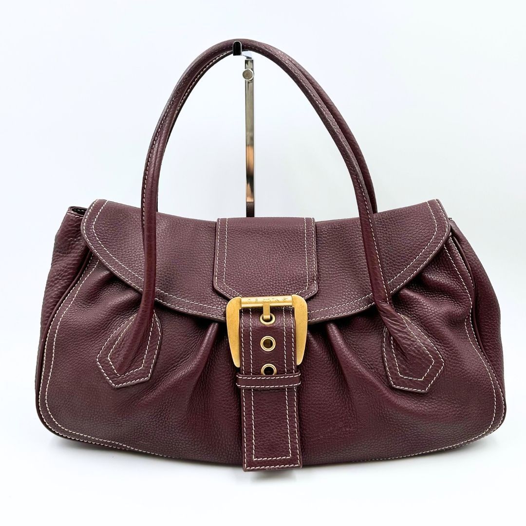 美品】Celine ラージ シューケット レザー ハンドバッグ - メルカリ