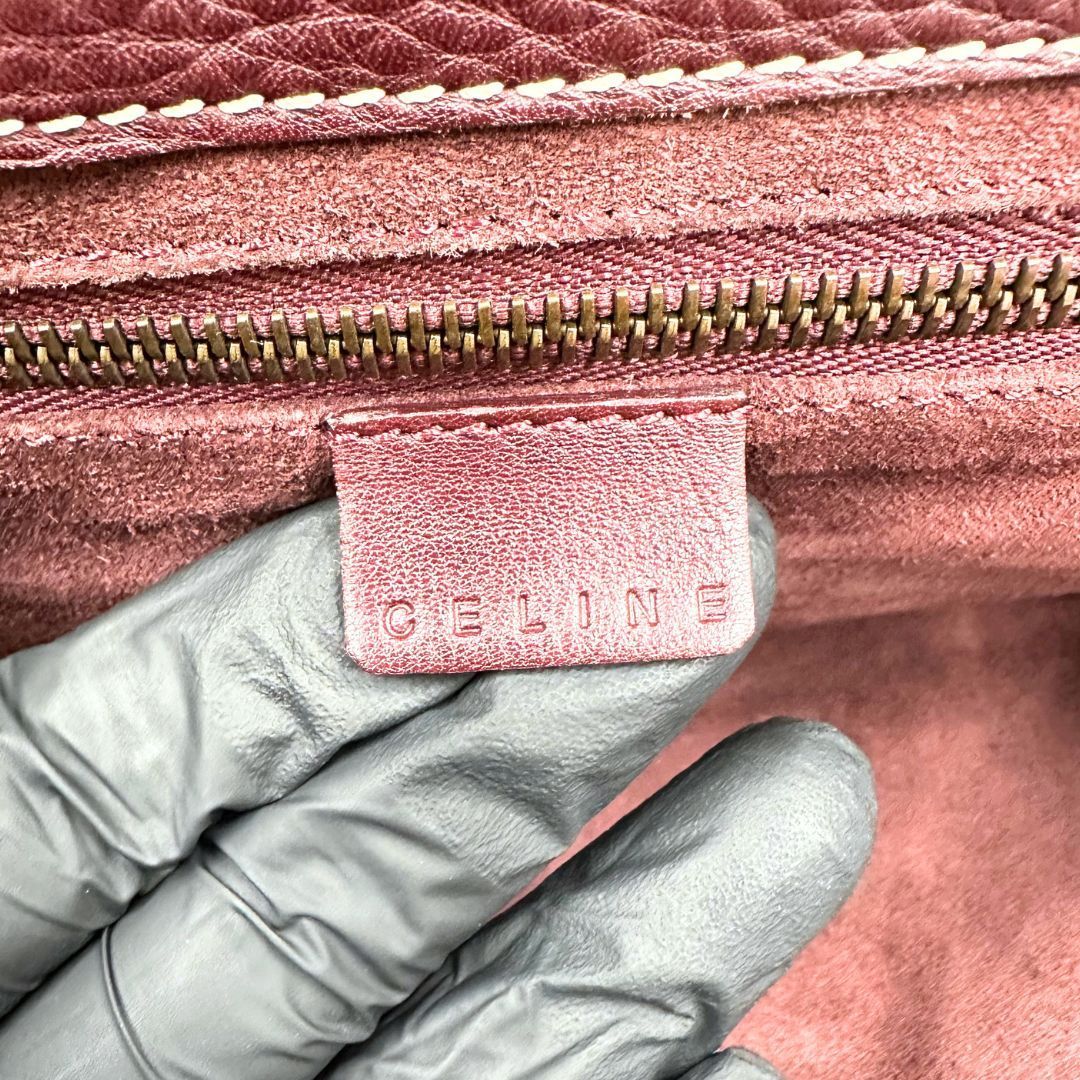 美品】Celine ラージ シューケット レザー ハンドバッグ - メルカリ