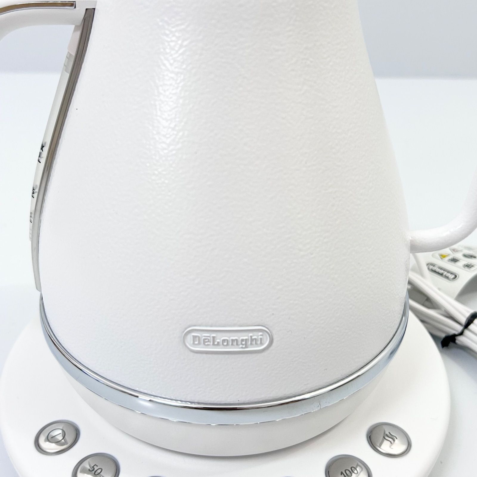 De'Longhi デロンギ 電気カフェケトル icona ホワイト - メルカリ