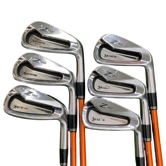 【中古】 ダンロップ SRIXON Z565 6S アイアンセット IR Miyazaki Kaula 8 for IRON (フレックスS) メンズ 男性用 右利き 右用 Cランク ゴルフクラブ