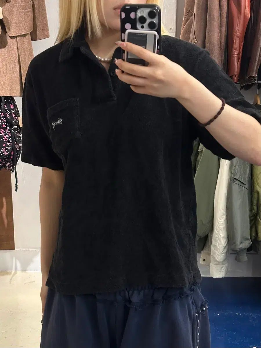 STUSSY ステューシー フレンチテリーコットン カラーTシャツ